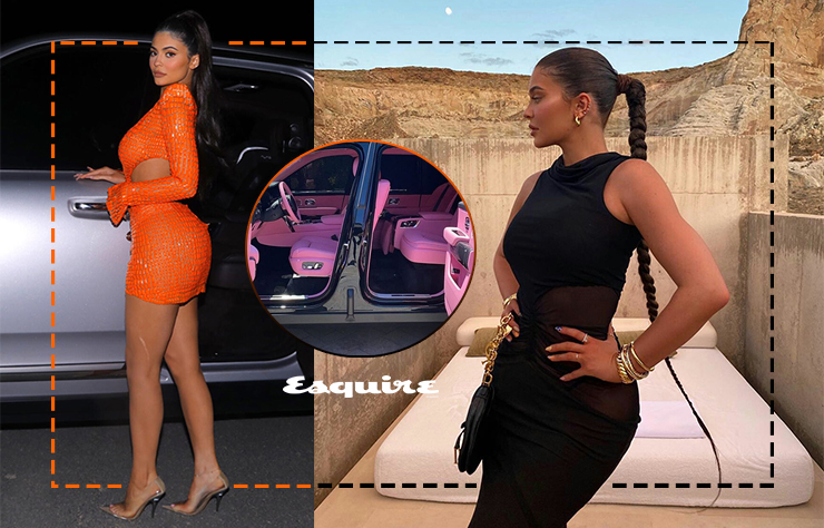 Kylie Jenner özel tasarım otomobiline kavuştu