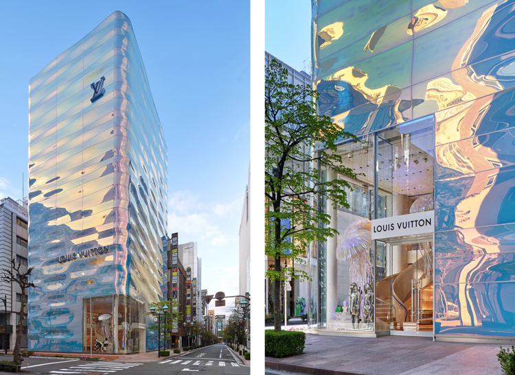 Louis Vuitton Ginza Namiki ile Işık Oyunları