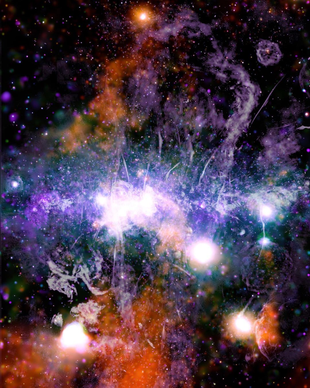 NASA Samanyolu Merkezinin Mozaik Görseli Yayınlandı