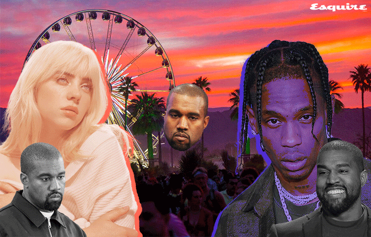 Kanye, Billie Eilish Travis Scott'tan Özür Dilemedikçe Coachella'da Gösteri Yapmayı Reddetti