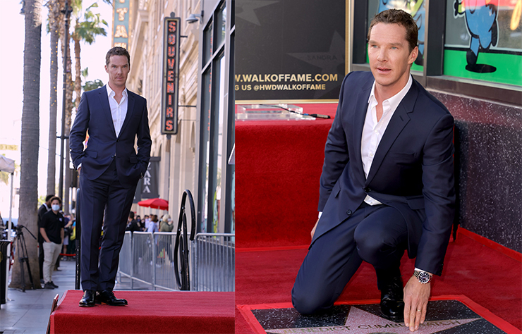 Benedict Cumberbatch Şöhretler Bulvarı'nda yerini aldı