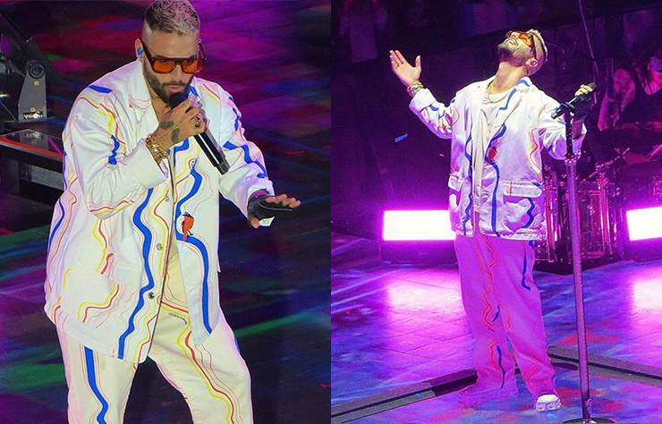 Maluma Les Benjamins takımıyla The Papi Juancho turnesinde