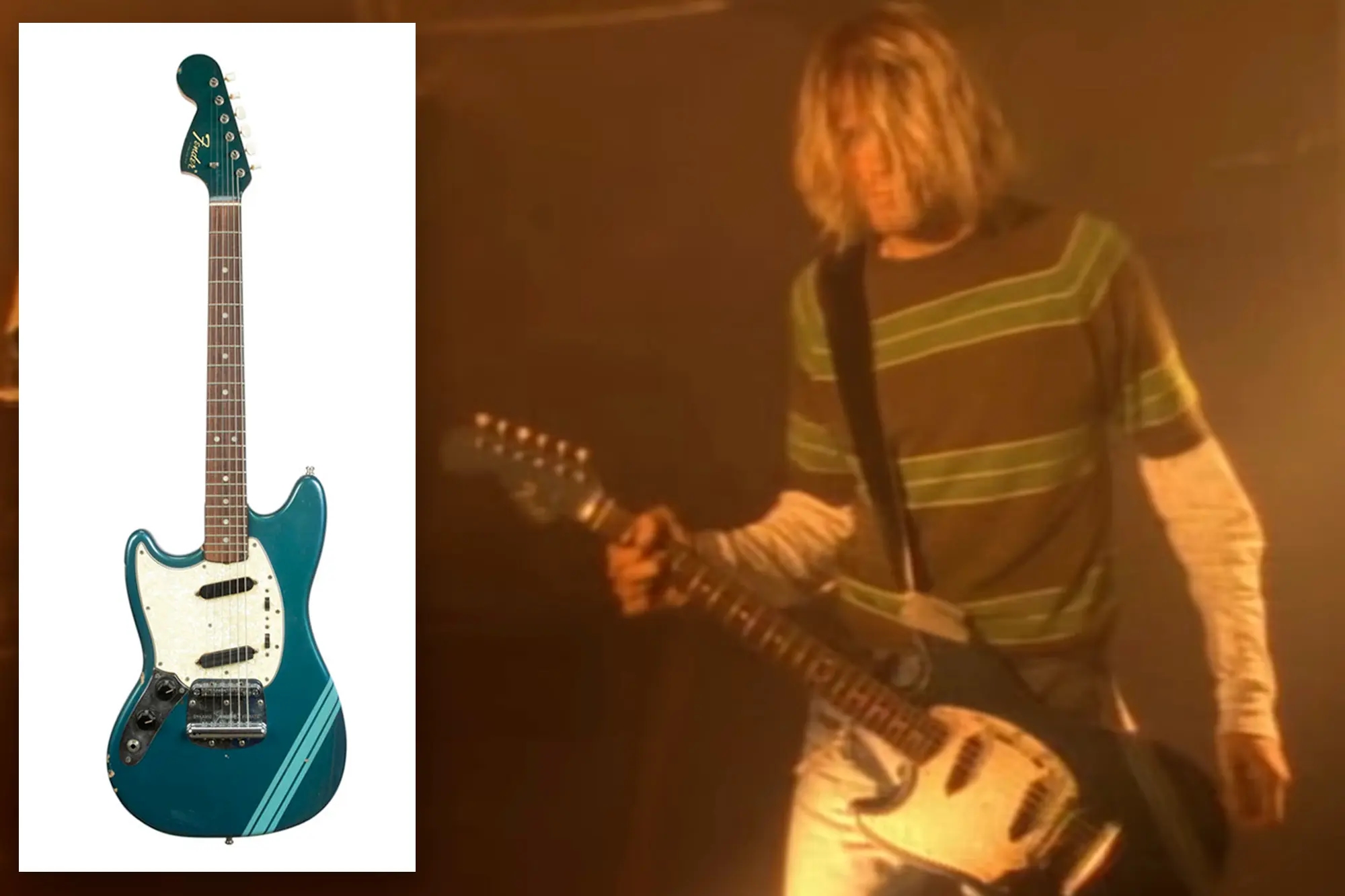 Kurt Cobain'in "Smells Like Teen Spirit" Videosundaki Gitarı Müzayedede 4,5 Milyon Dolara