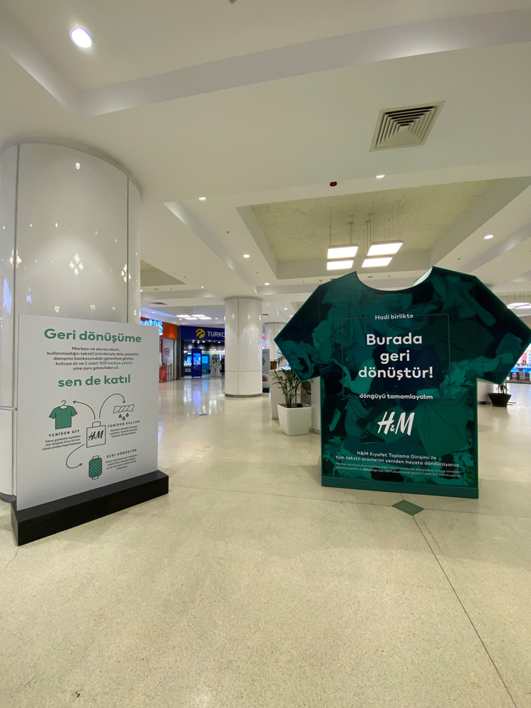 Dev Geri Dönüşüm Kutusu ile Akbatı'ya H&M dokunuşu