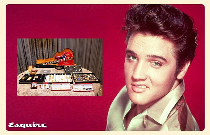 Elvis Presley'nin mücevher koleksiyonu müzayedede