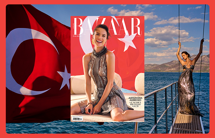 Harper's Bazaar Türkiye Eylül kapağında bir dünya starı