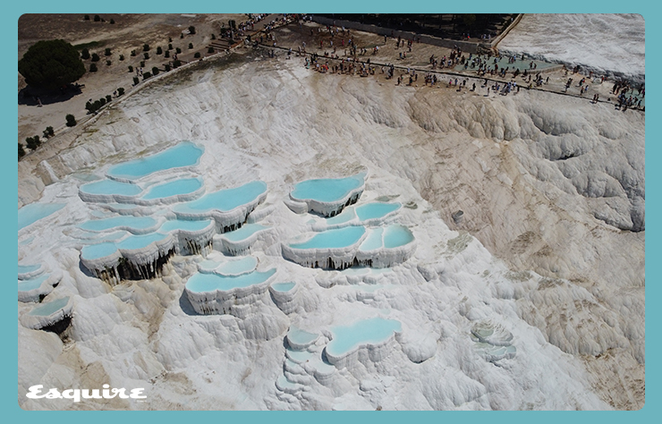 Beyaz travertenlere yoğun ilgi
