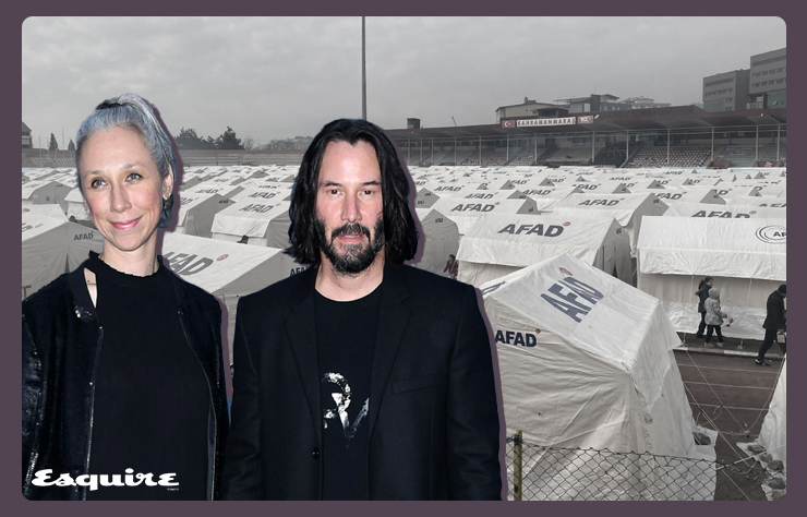 Keanu Reeves'in sevgilisi Alexandra Grant'ten depremzedelere yardım çağrısı
