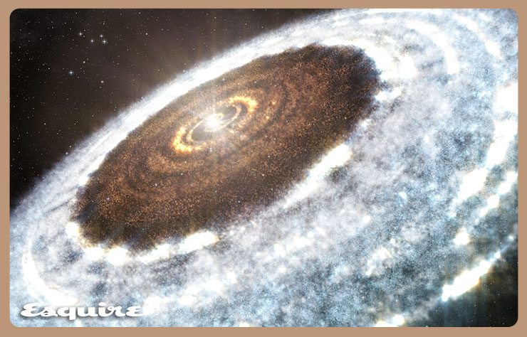 Bilim insanları bir yıldızın yörüngesindeki halkada su molekülleri tespit etti