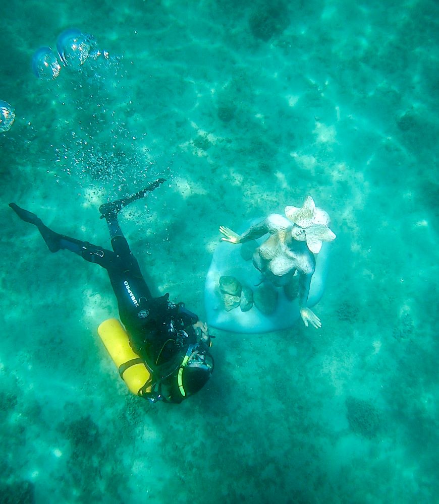 Engin mavide bir su altı sergisi: ‘’Cocoon’’