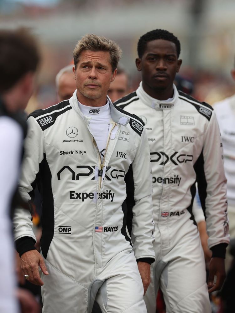 Brad Pitt, Britanya Grand Prix’te yeni Formula 1 filmini duyurdu