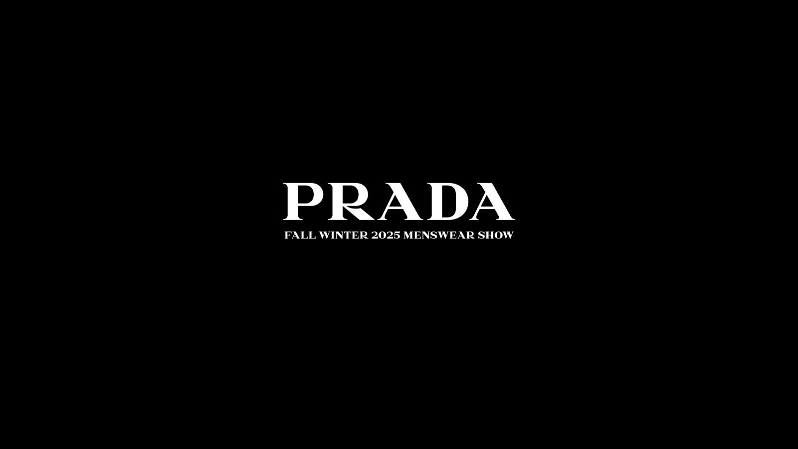 PRADA 2025 Sonbahar/Kış Erkek Giyim Koleksiyonu