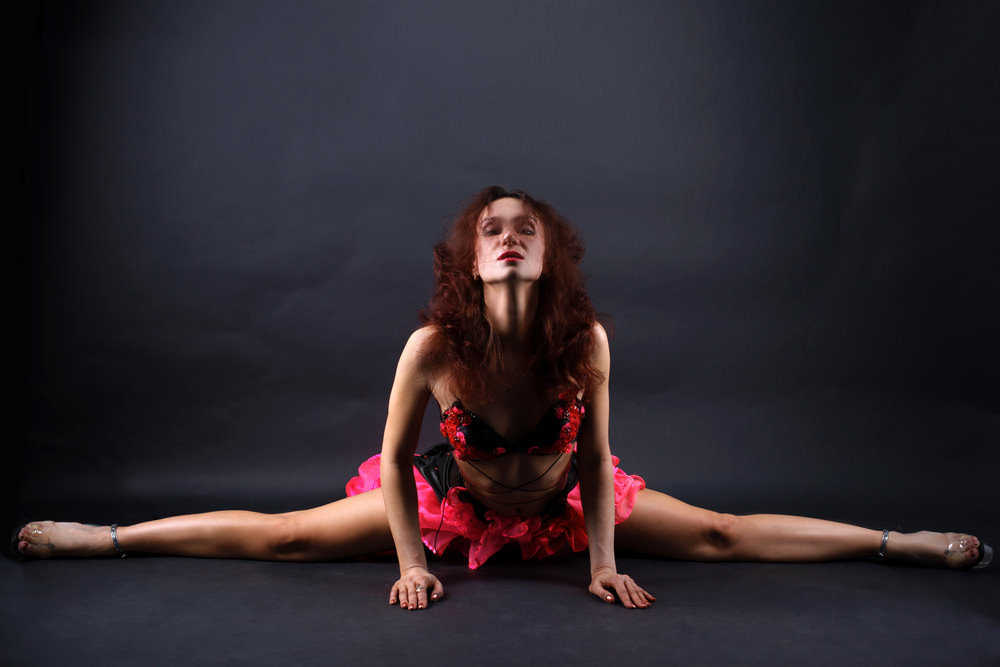 Dans ederek formda kalın