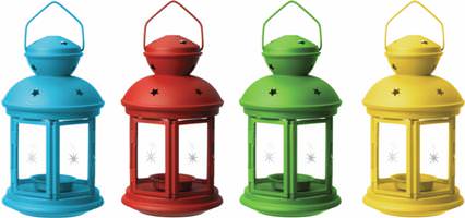 Birbirinden şık fenerler ve mumluklar