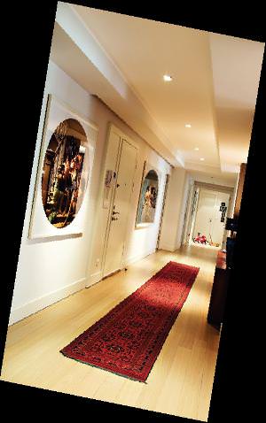 Evin en çok kullanılan mekanı: Koridor