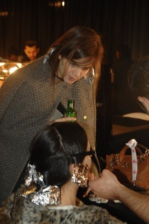 İstanbul Fashion Week Backstage görüntüleri  ilk elden Cafe RUJ'da
