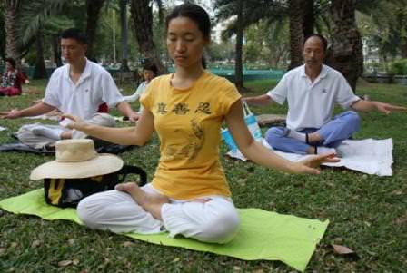 Çin'in yasakladığı meditasyon Türkiye'de