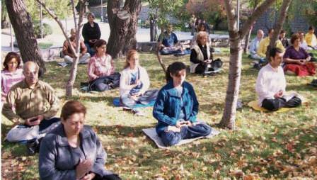 Çin'in yasakladığı meditasyon Türkiye'de