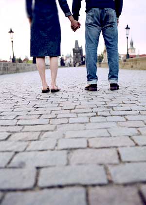 İki erkek arasında kalmak...