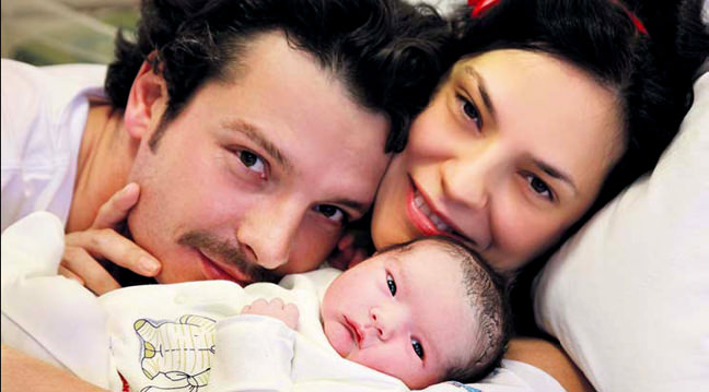 Salkım'ın kızı Ada ile ilk fotoğrafı