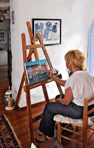 Sokak sokak Alaçatı...