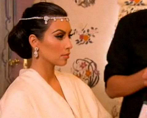 Kim Kardashian düğününden ilk kareler!