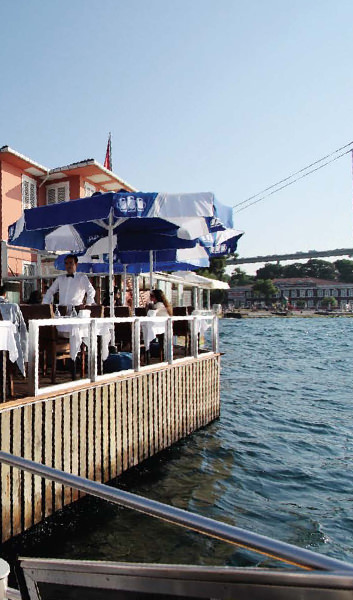 İstanbul'un tekneyle gidilebilen mekanları