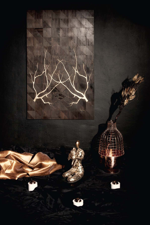 Dekorasyonda bakır ışıltısı