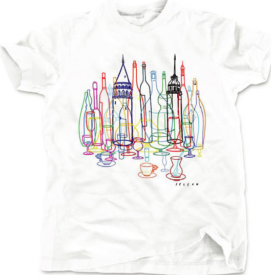 Mavi'nin yeni İstanbul tişörtleri Selçuk Demirel imzalı!