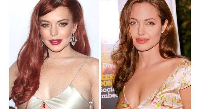 Lindsay Lohan'da "Angelina Jolie takıntısı"!