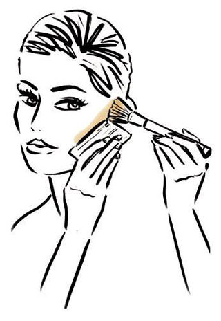 Saniyeler içinde mükemmel yanaklar