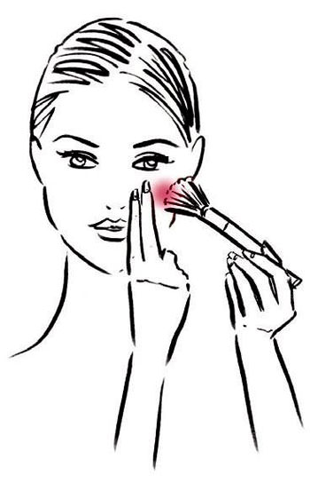 Saniyeler içinde mükemmel yanaklar