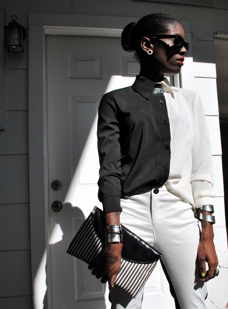 Beyaz pantolon kombinleri