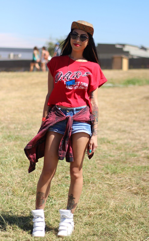 Rock'n Coke'a özel festival stilleri