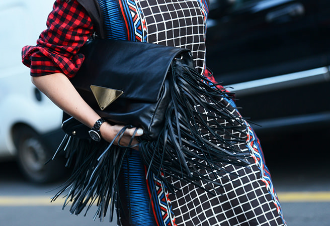 Milano sokaklarında ilginç aksesuarlar