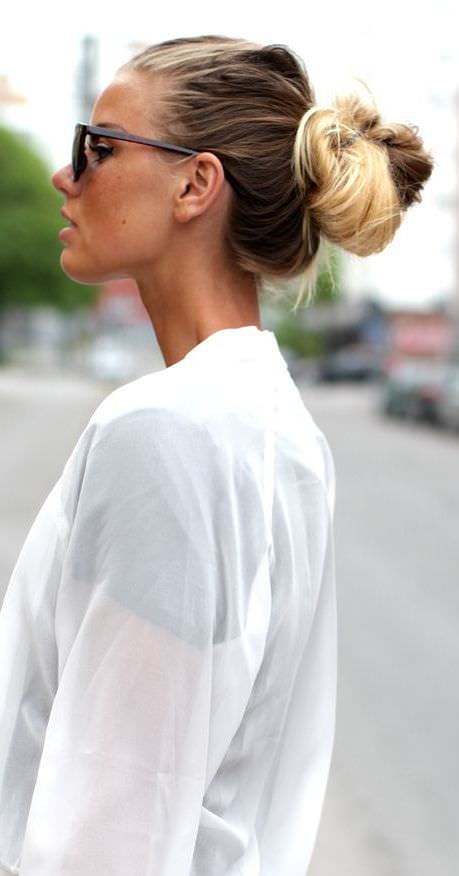 Sonbaharın saç trendi: Topuz