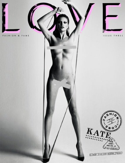 40 dergi kapağında Kate Moss