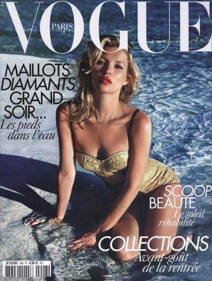 40 dergi kapağında Kate Moss