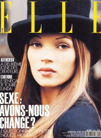 40 dergi kapağında Kate Moss