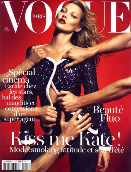 40 dergi kapağında Kate Moss