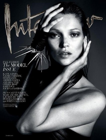 40 dergi kapağında Kate Moss