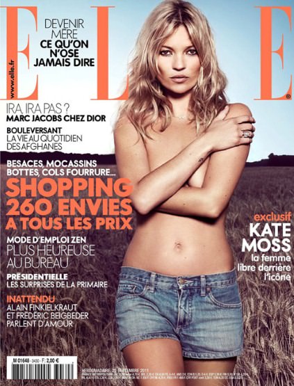 40 dergi kapağında Kate Moss
