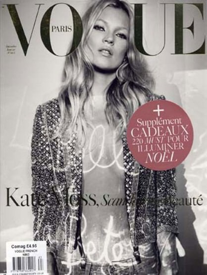 40 dergi kapağında Kate Moss
