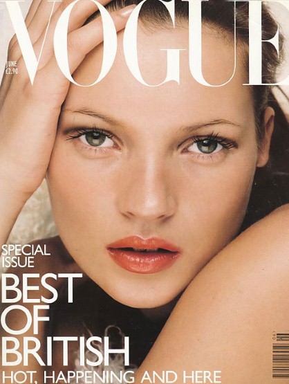 40 dergi kapağında Kate Moss