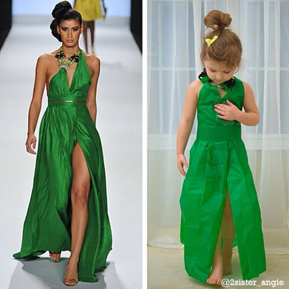 En küçük 'fashionista'