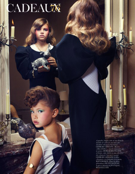 12 yaşındaki model Thylane Blondeau, yine tartışma konusu