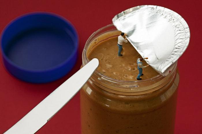 Küçük adamlar yiyecek dünyasında