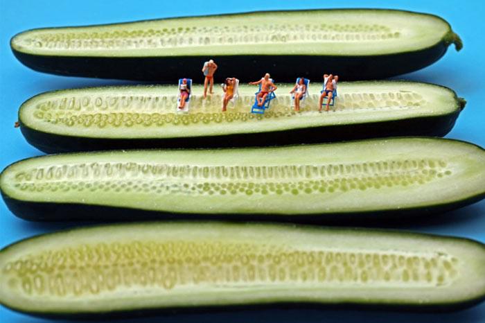 Küçük adamlar yiyecek dünyasında