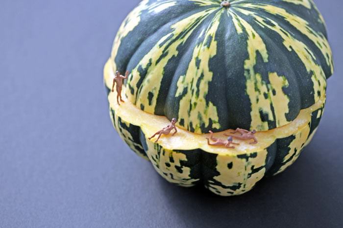 Küçük adamlar yiyecek dünyasında