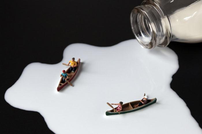 Küçük adamlar yiyecek dünyasında